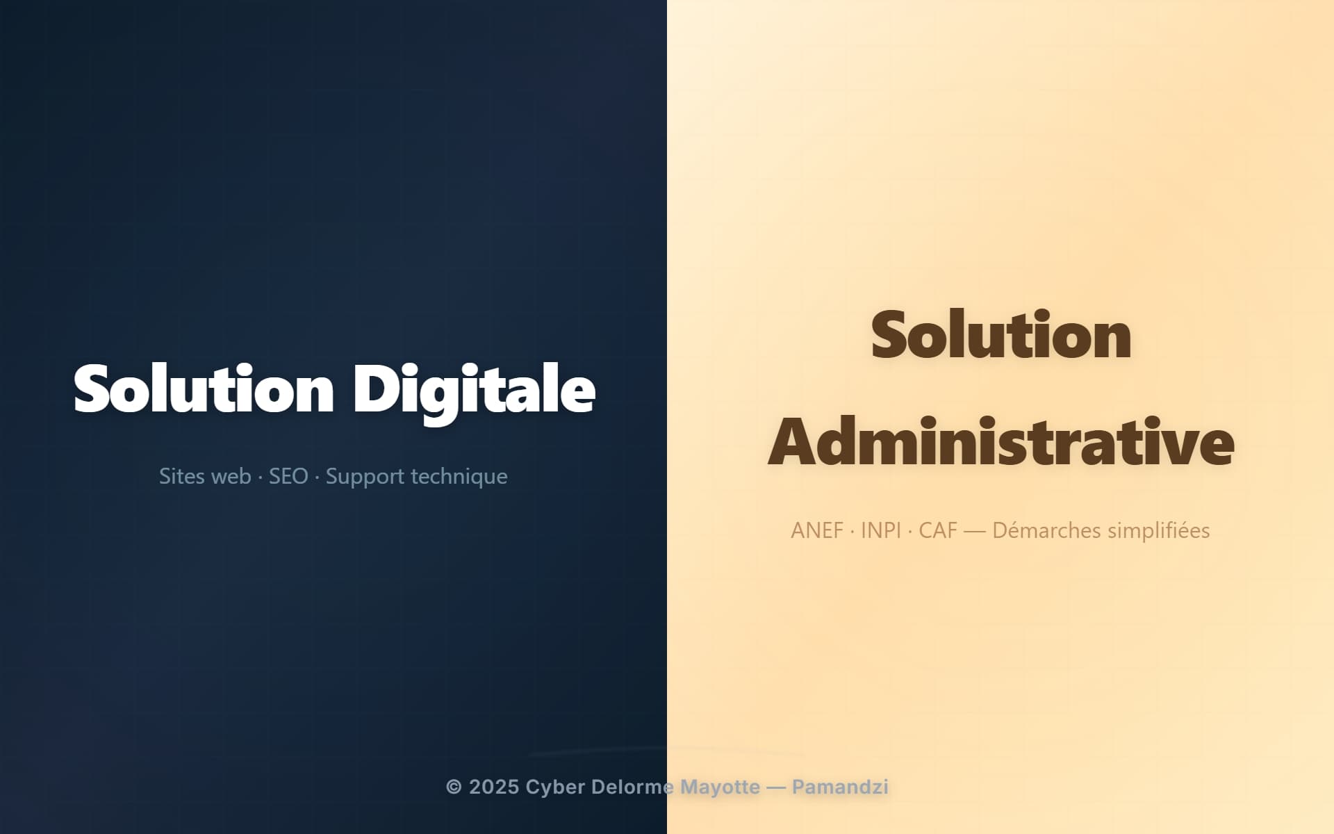 Cyber Delorme Mayotte — aperçu