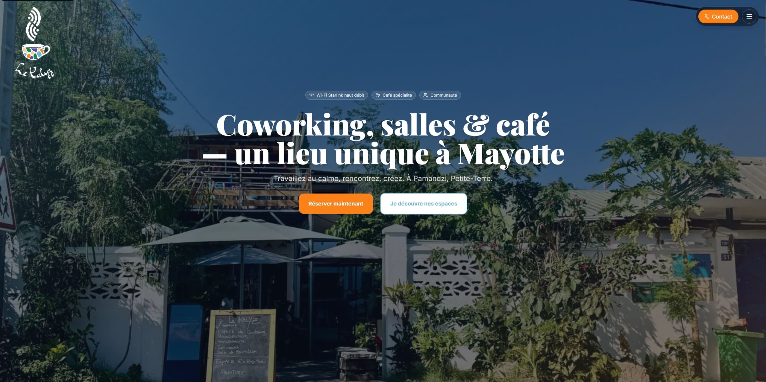 Le Kalyz — Espace de coworking — Mayotte