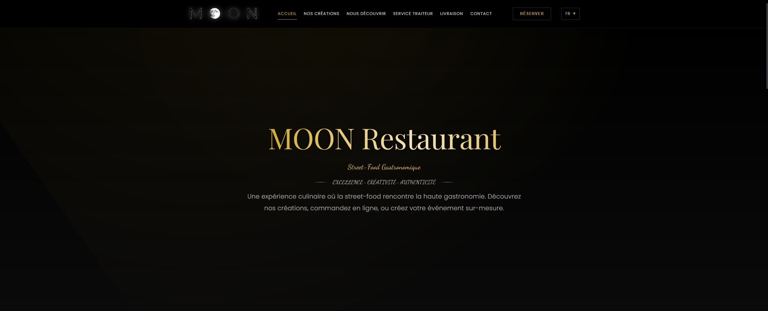 Moon Fusion — Site vitrine — Restaurant